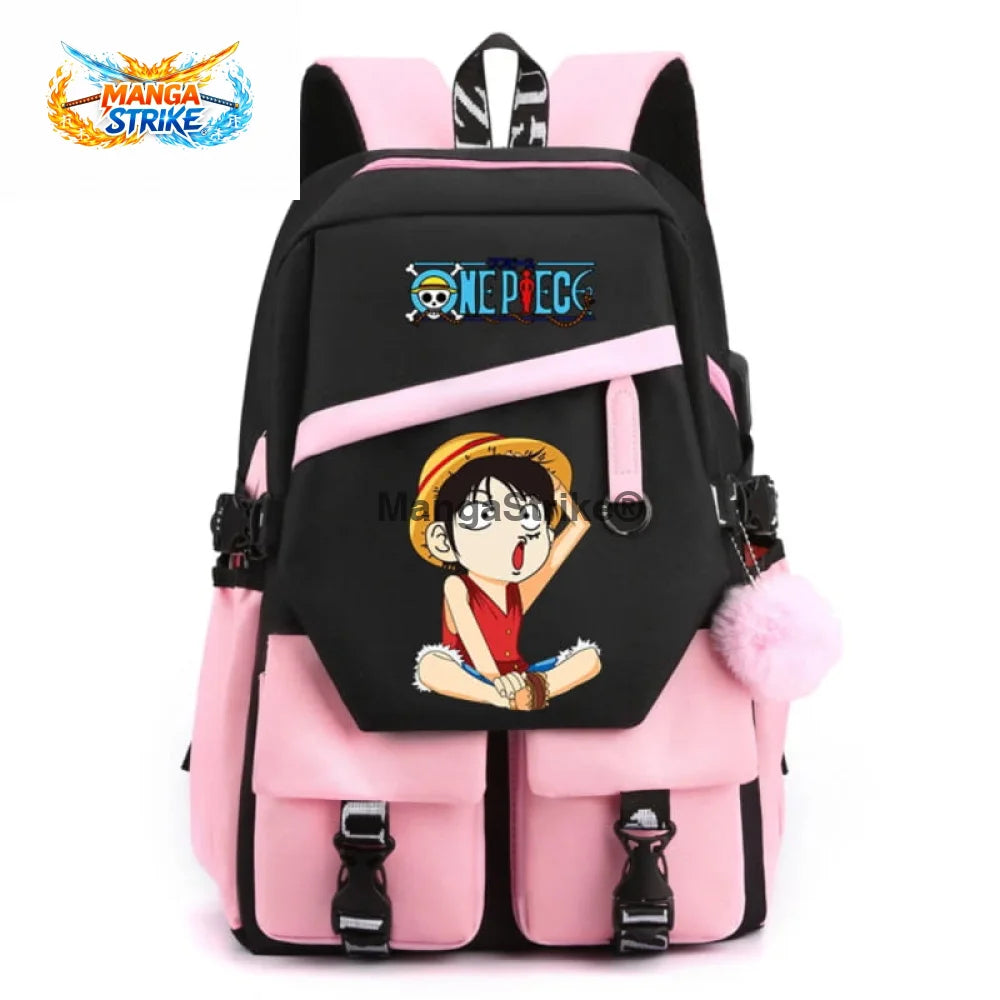 Cartable One Piece - Luffy Rose