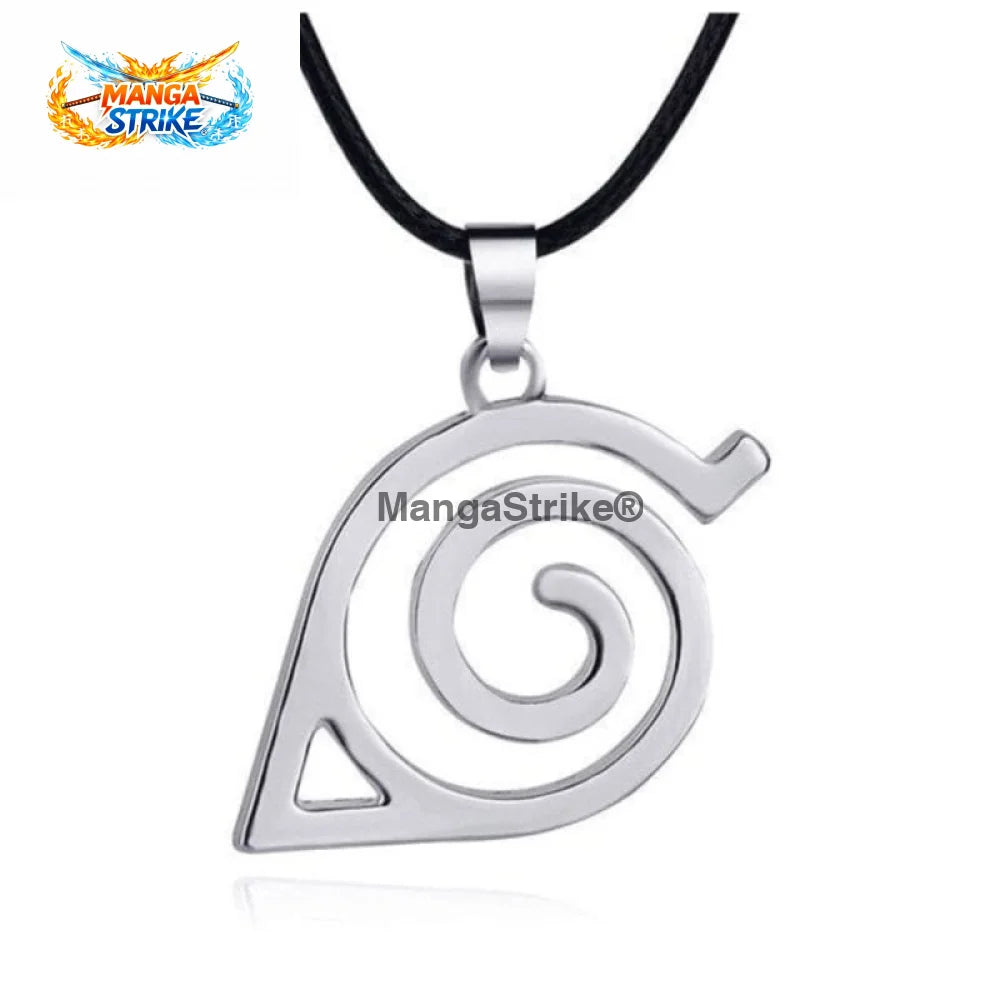 Collier Symbole de Konoha- Naruto - bijoux
