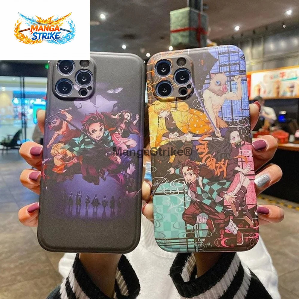 Coque Demon Slayer - Iphone Tanjiro Nezkuo Inosuke et Zenitsu - 380230
