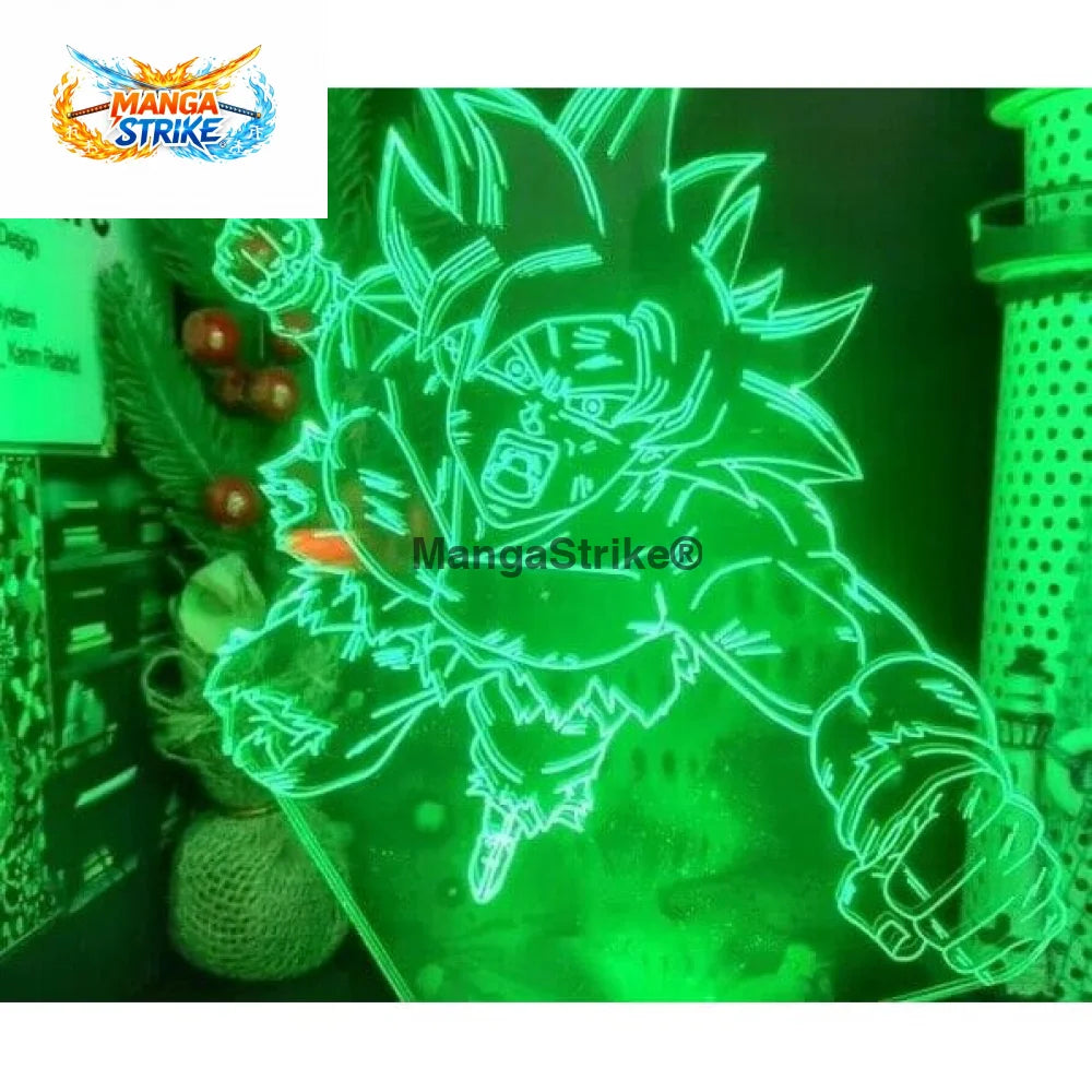 Lampe Dragon Ball Z - LED Son Goku SSJ God - Son Goku SSJ God