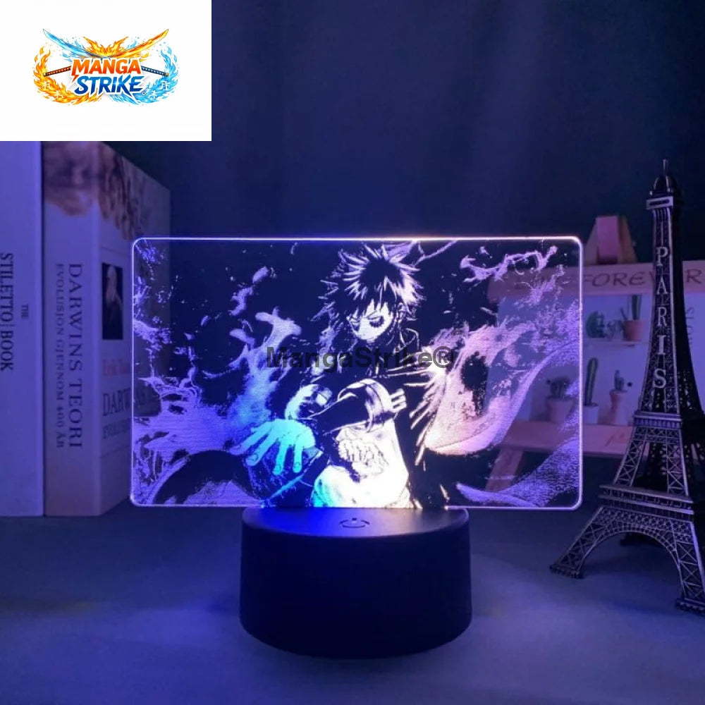 Lampe My Hero Academia - LED Toya Todoroki Crémation Bicolore - Avec télécommande