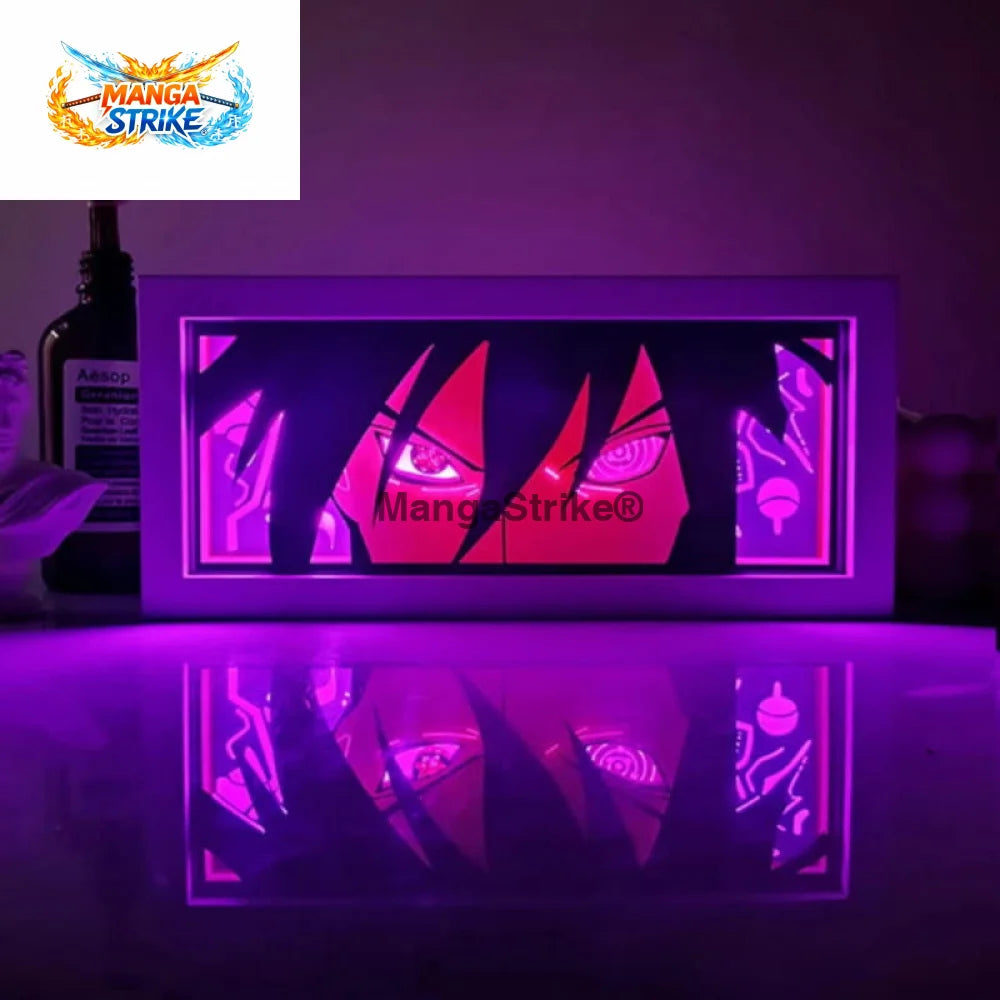Lampe Naruto - veilleuse 3D Sasuke Uchiha Rinnegan