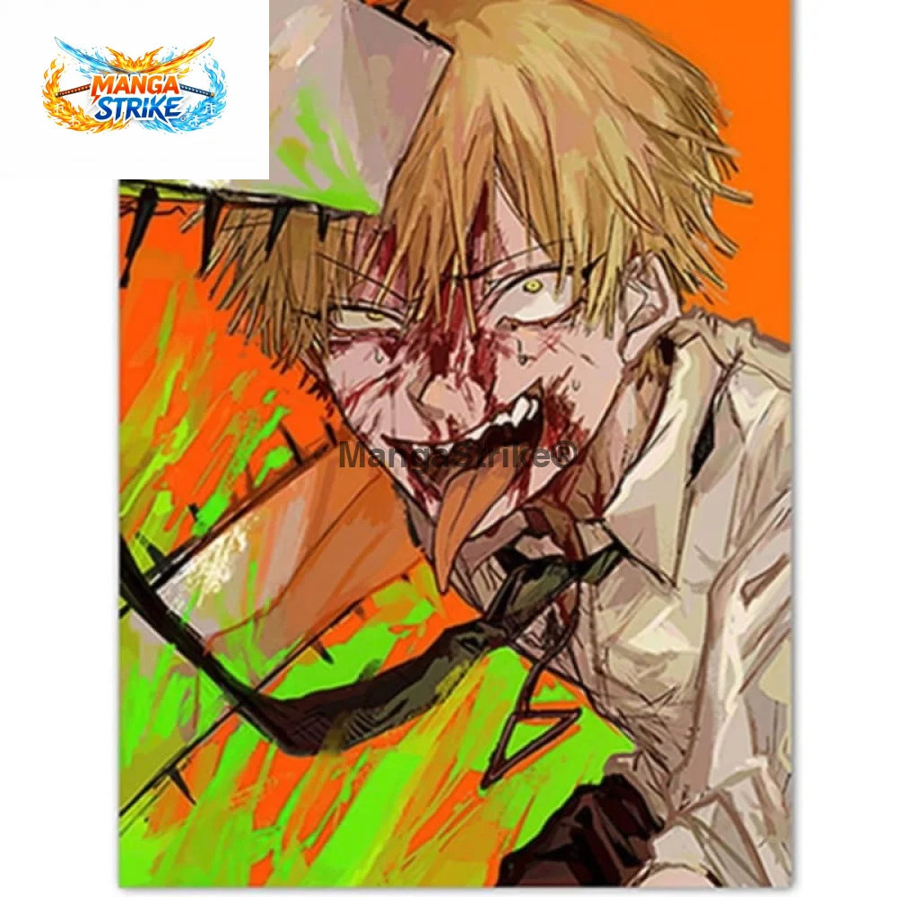 Poster Chainsaw Man - Denji ’Folie’ - Denji