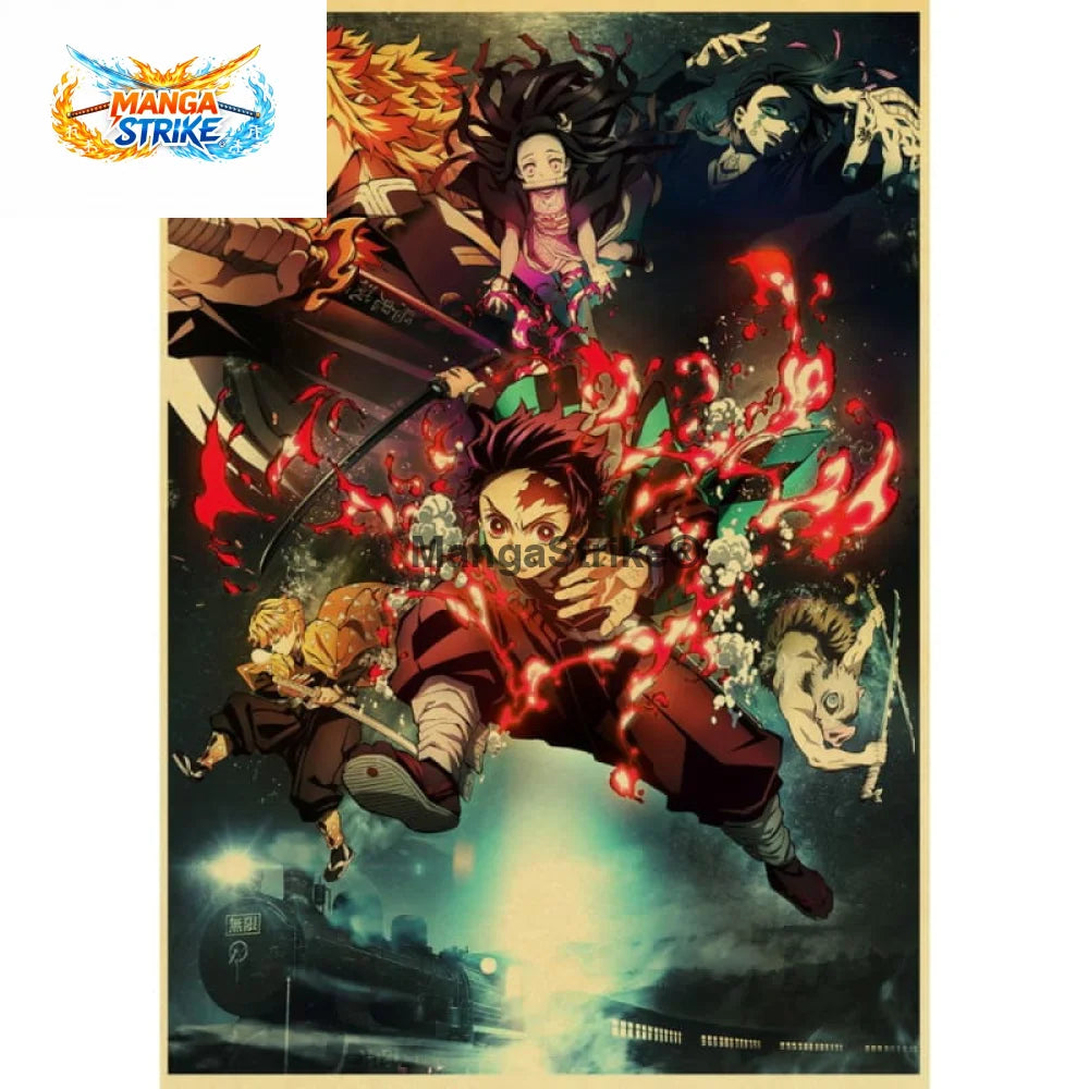 Poster Demon Slayer - Arc du Train de l’infini ’1ère partie’ - Poster Train de l’infini