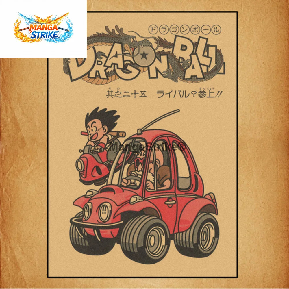 Poster Dragon Ball Z - Goku ’Car’ - Son Goku