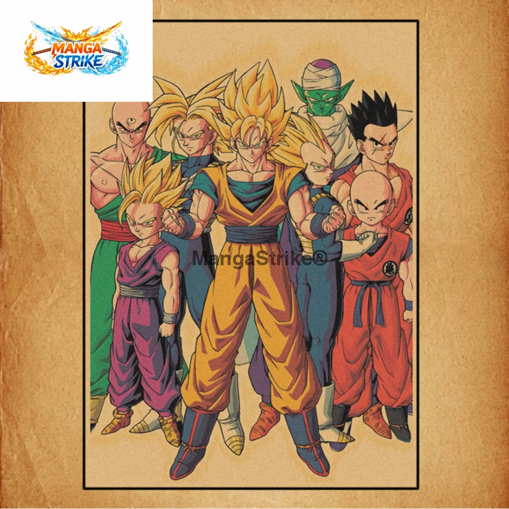 Poster Dragon Ball Z - Z Warriors - Z Fighters