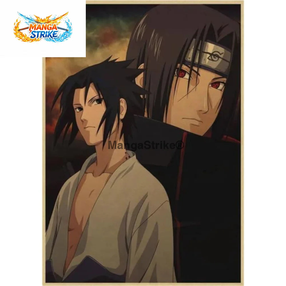 Poster Naruto - Fratrie Uchiwa - Fratrie Uchiwa