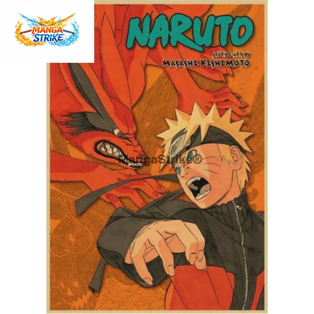 Poster Naruto - Naruto Vs Kurama - Poster Naruto Vs Kurama