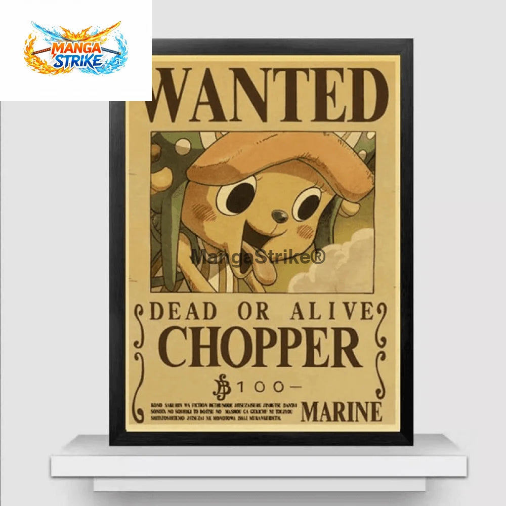 Poster One Piece - Wanted Chopper - Chopper - bijoux