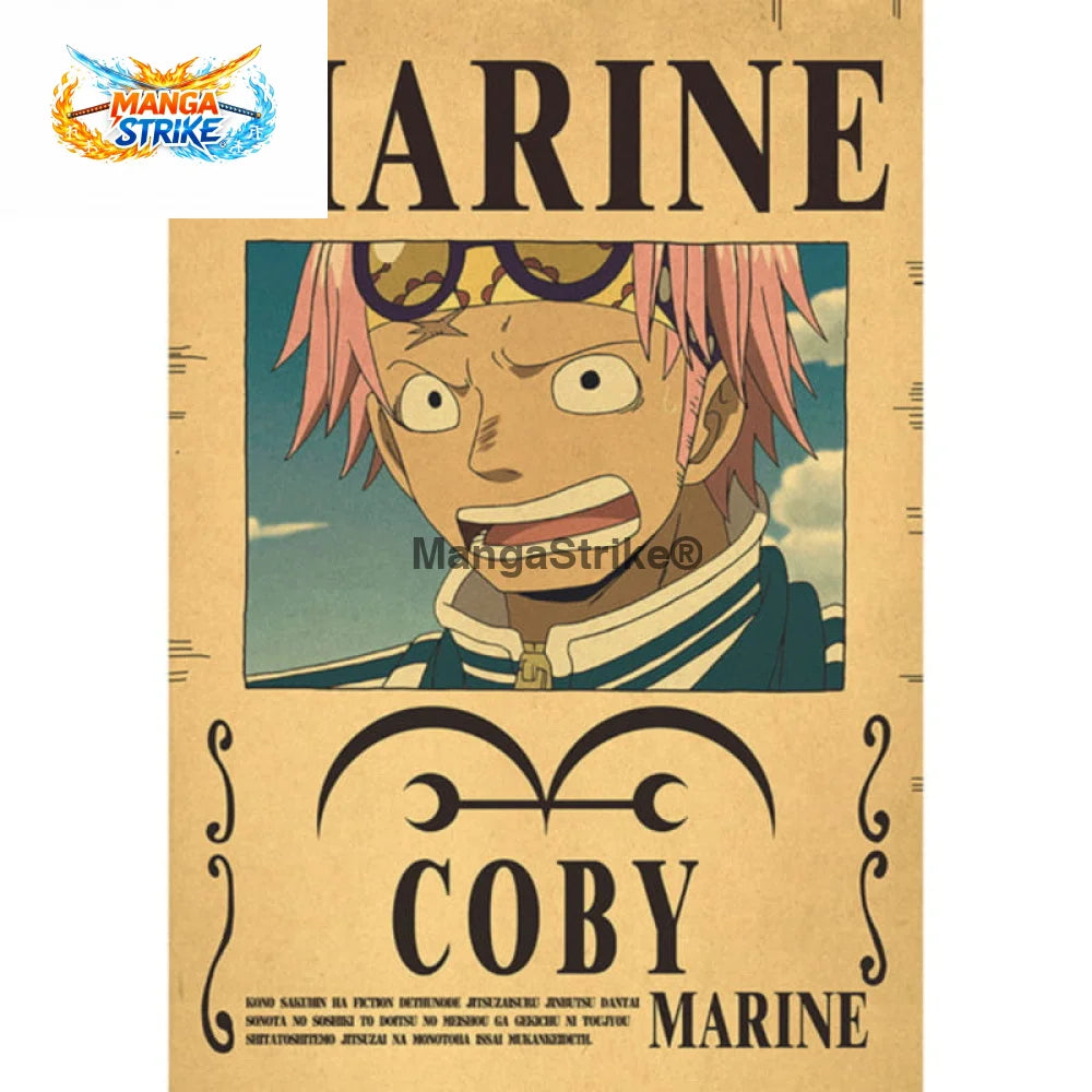 Poster One Piece - Wanted Coby - Poster Wanted Koby