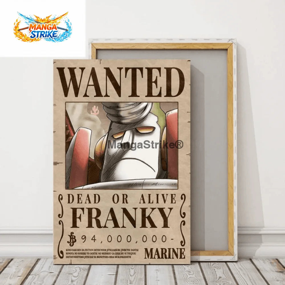 Poster One Piece - Wanted Franky - Frankie - bijoux