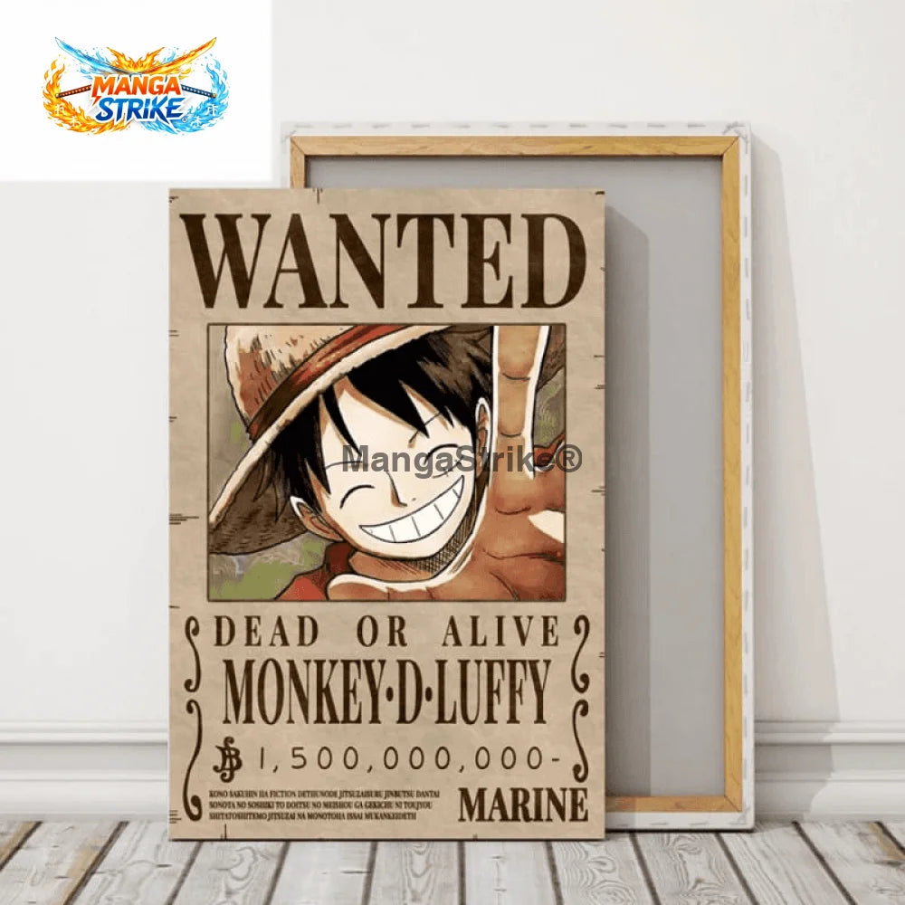 Poster One Piece - Wanted Monkey D. Luffy - Poster Wanted Monkey D. Luffy - bijoux