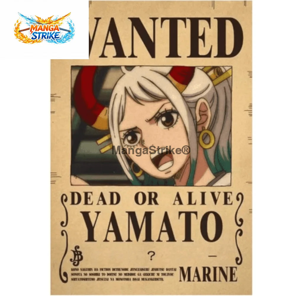 Poster One Piece - Wanted Yamato - Yamato - bijoux