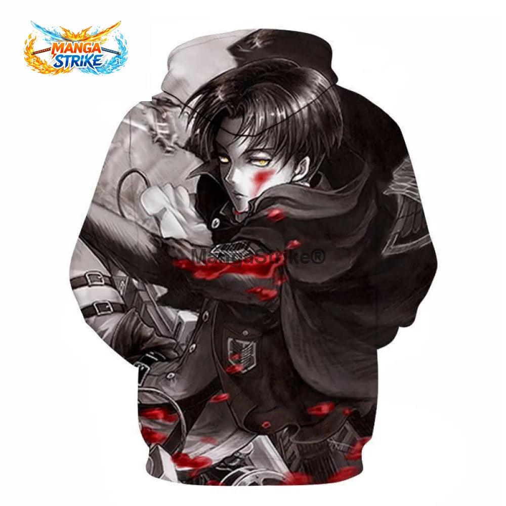 Pull Attaque des Titans - Livaï ’Blood’