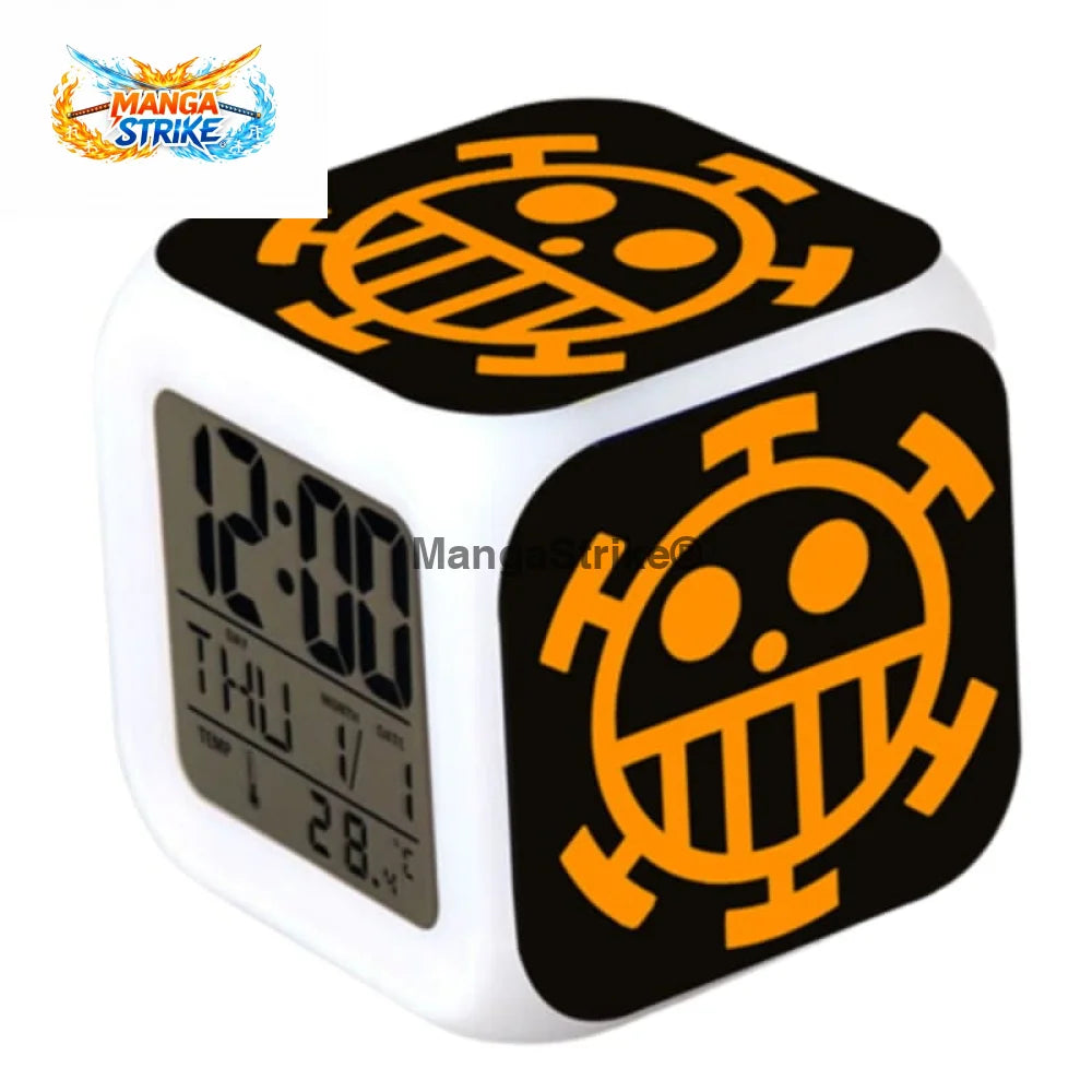Réveil One Piece - Heart’s Pirates - Réveil Led Heart’s Pirates