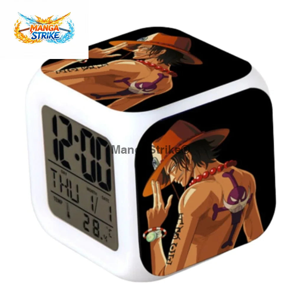 Réveil One Piece - Portgas D. Ace - Réveil Led Portgas D. Ace
