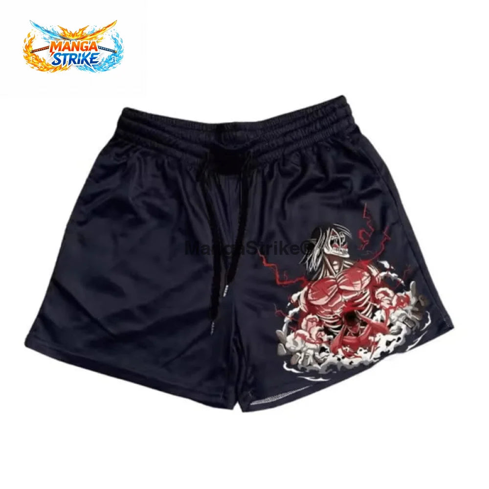Short Attaque des Titans - Eren ’Titan Assaillant’ - XS
