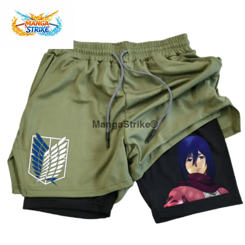 Short Attaque des Titans - Mikasa - XS