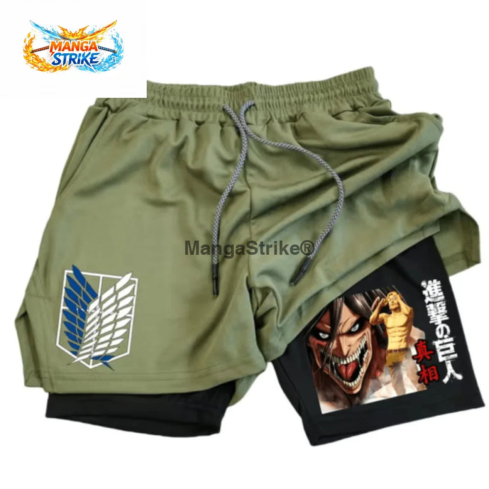 Short Attaque des Titans - Titan Assaillant x Sieg - XS