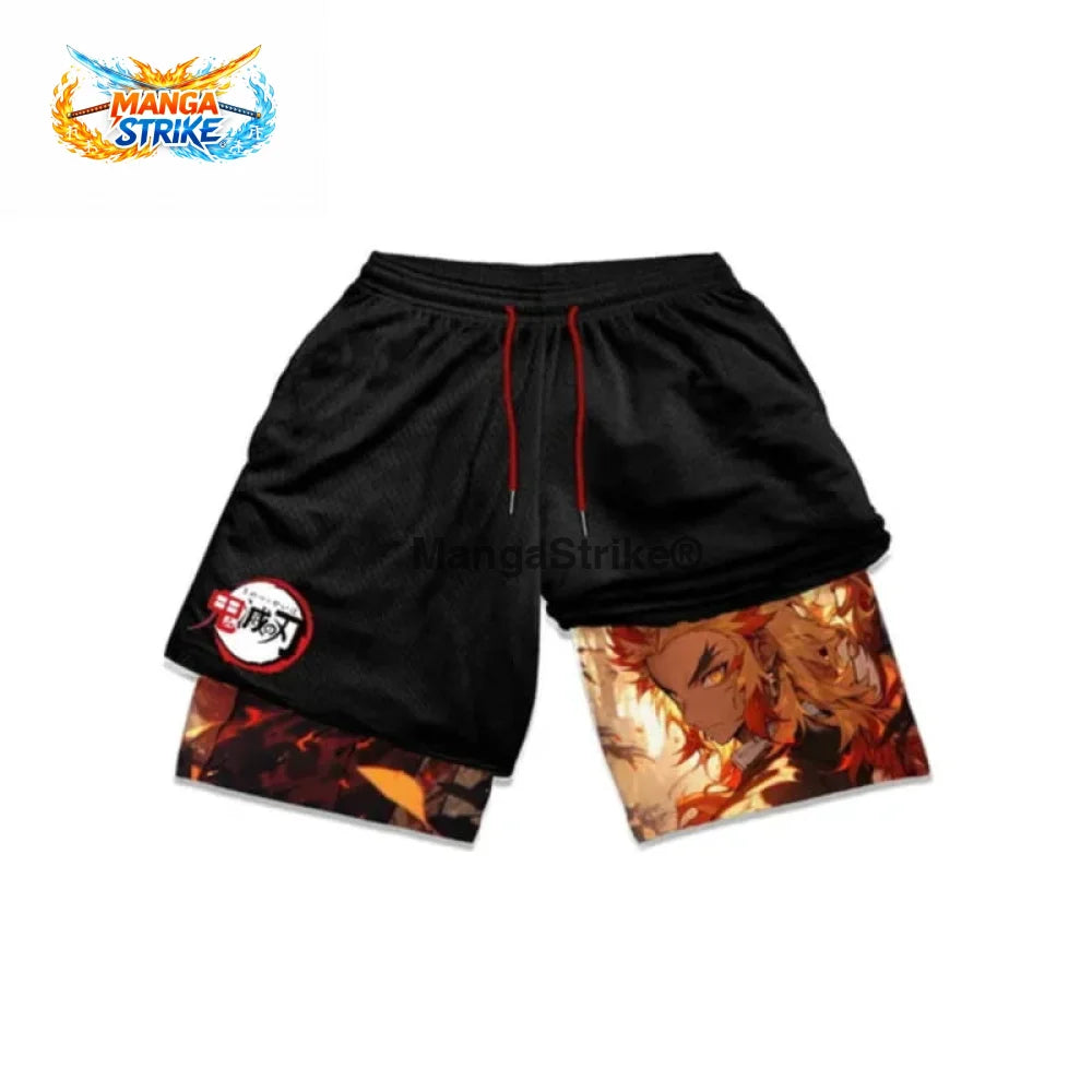 Short Demon Slayer - Rengoku Kyojuro le Pilier du Feu - XS