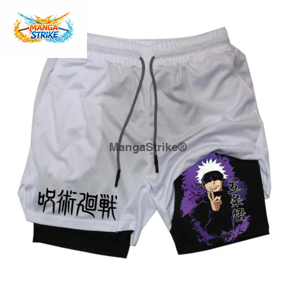 Short Jujutsu Kaisen - Gojo ’6ème Œil’ - XS