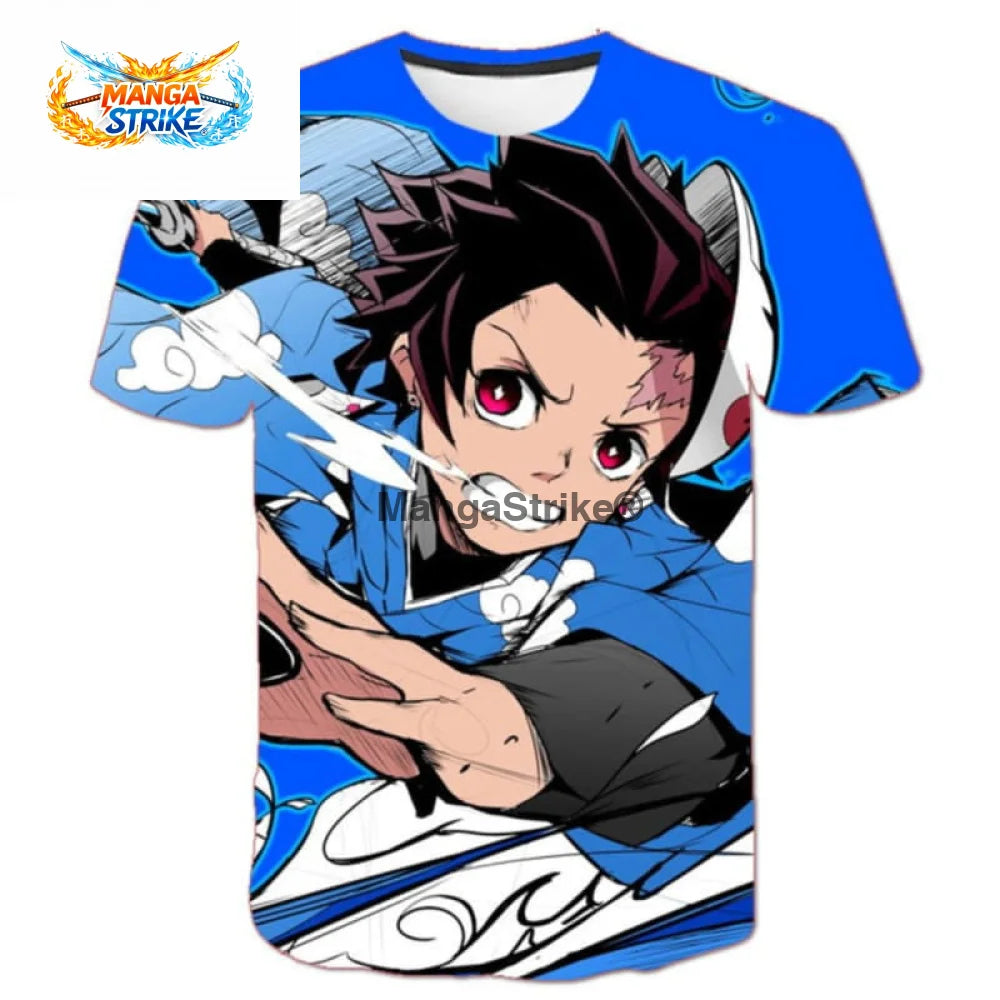T-Shirt Demon Slayer - Tanjiro ’Eau’ - XS
