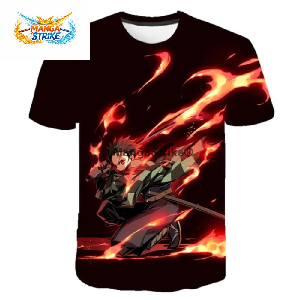 T-Shirt Demon Slayer - Tanjiro ’Sun’ - XS