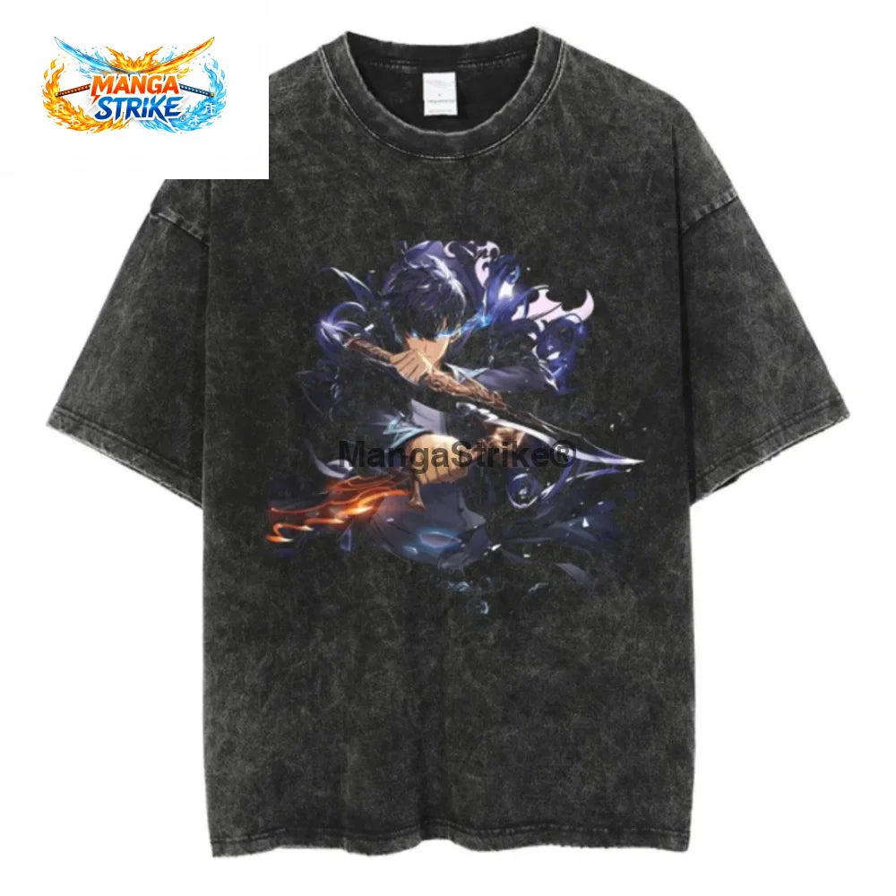 T-Shirt Solo Leveling - Oversize S Jin-Woo - XS