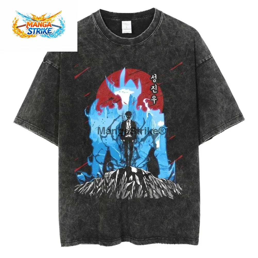 T-Shirt Solo Leveling - Oversize Sung ’Chasseur de Rang S’ - XS