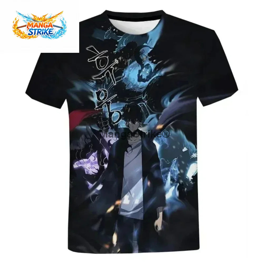 T-Shirt Solo Leveling - Sung Jin-Woo ’Le Maître des Ombres’ - XS