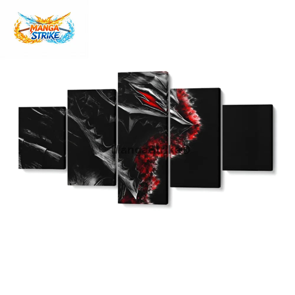 Tableau Berserk - Armure de Berserker - Moyenne taille: 20x35 20x45 20x55cm / Sans cadre - 1704