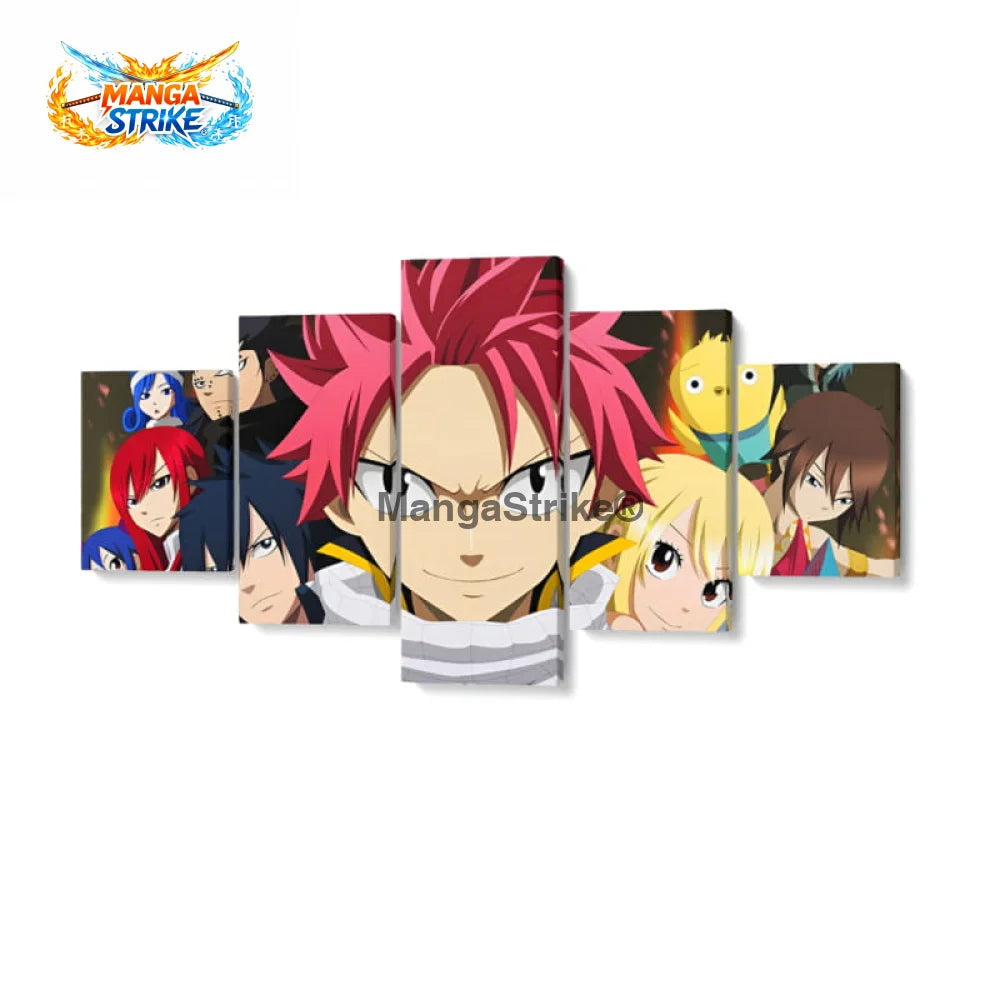 Tableau Fairy Tail - Mages - Moyenne taille: 20x35 20x45 20x55cm / Sans cadre - 1704