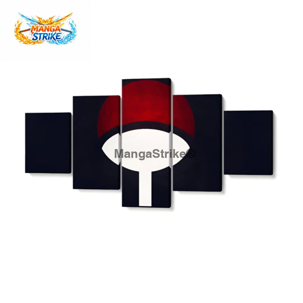 Tableau Naruto - Uchiha - Moyenne taille: 20x35 20x45 20x55cm / Sans cadre - 1704