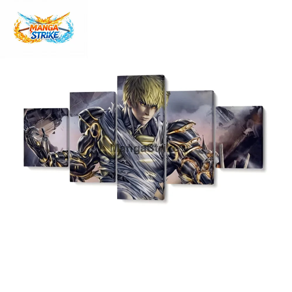 Tableau One Punch Man - de Genos - Moyenne taille: 20x35 20x45 20x55cm / Sans cadre - 1704