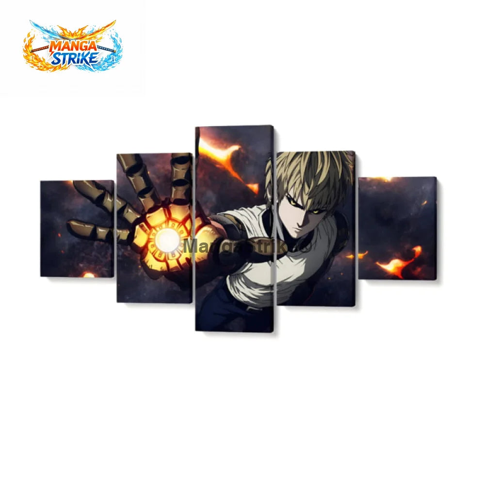 Tableau One Punch Man - Genos - Moyenne taille: 20x35 20x45 20x55cm / Sans cadre - 1704