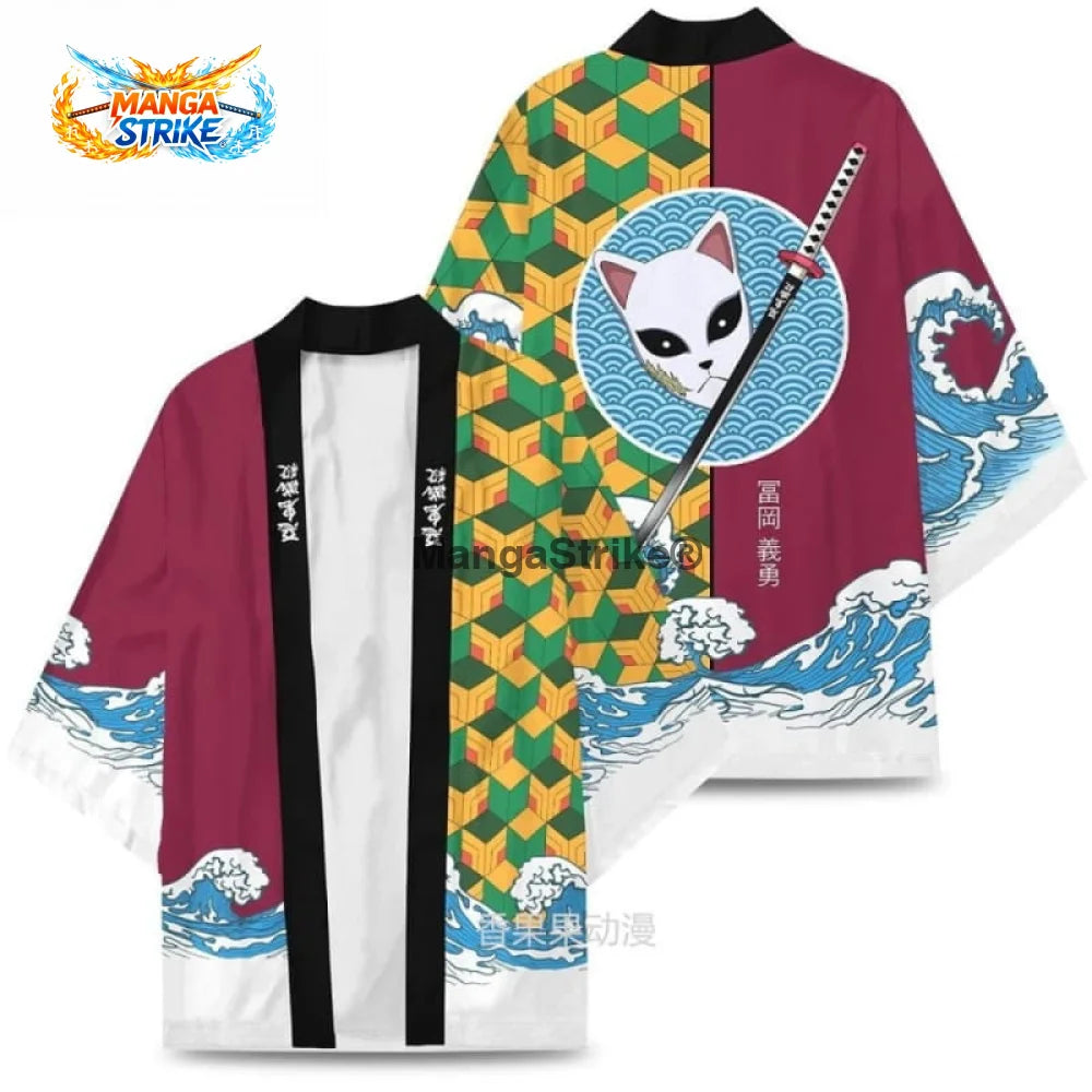 Veste Demon Slayer - Kimono Tomioka - XS