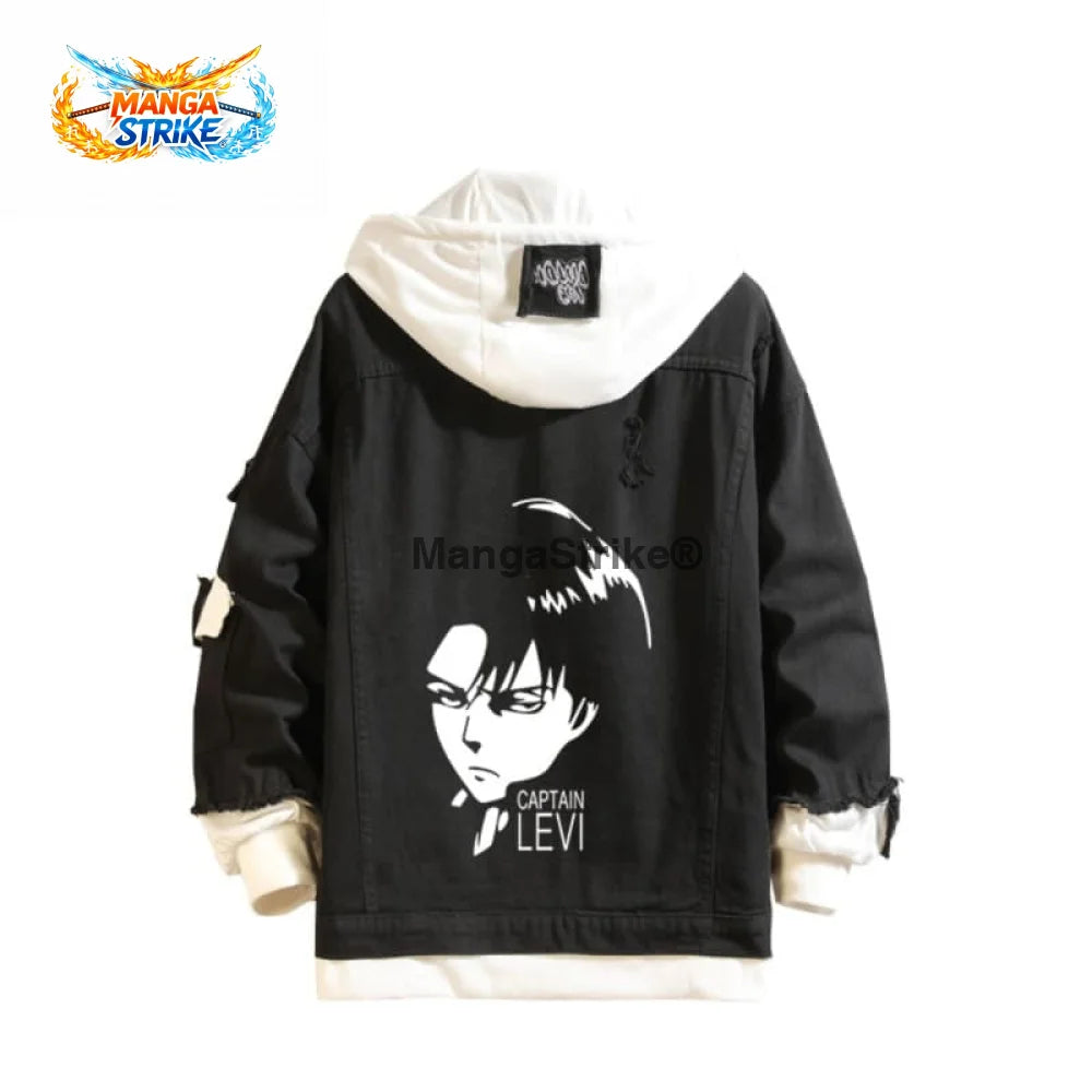 Veste L’Attaque des Titans - en Jean Capitaine Livaï - XS