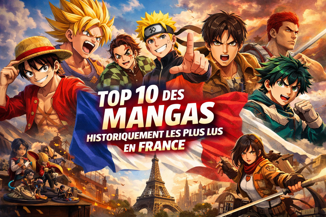top 10 des mangas les plus lus en France