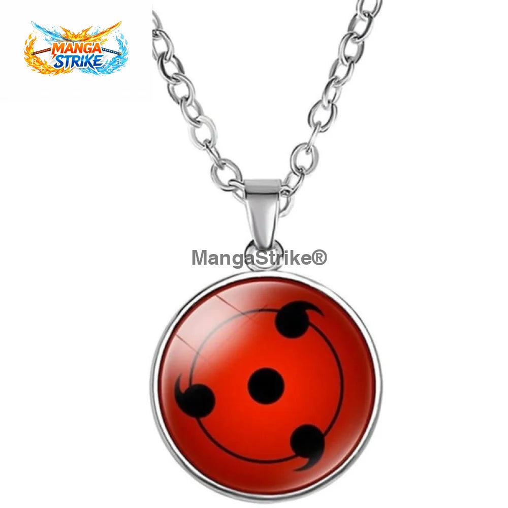 Bijoux manga collier Sharingan Naruto MangaStrike