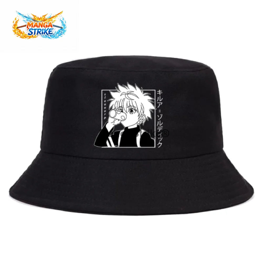 Bob Hunter X Hunter - Kirua Zoldik - Noir - Chapeau