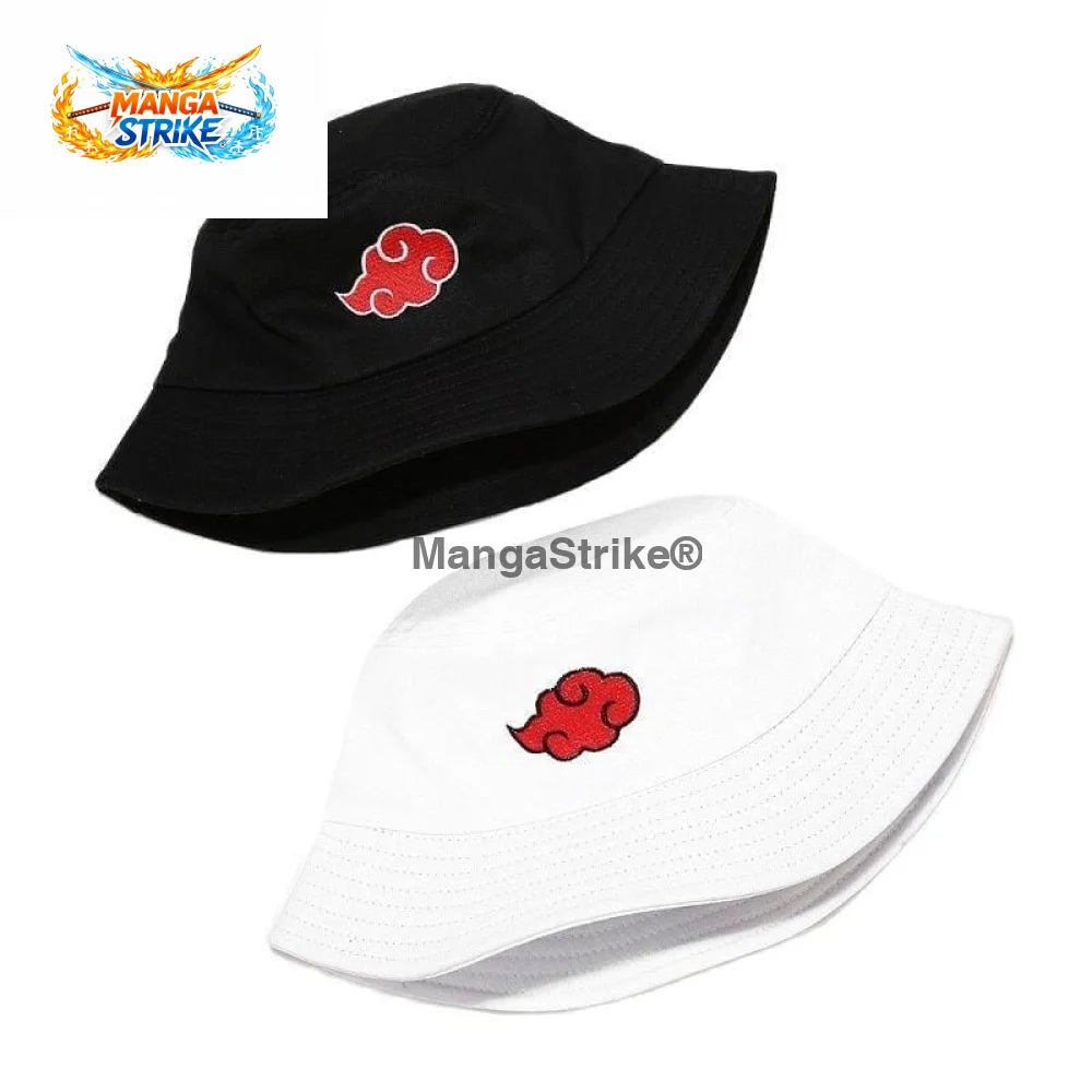 Bob Naruto - blanc Akatsuki - Blanc - Chapeau
