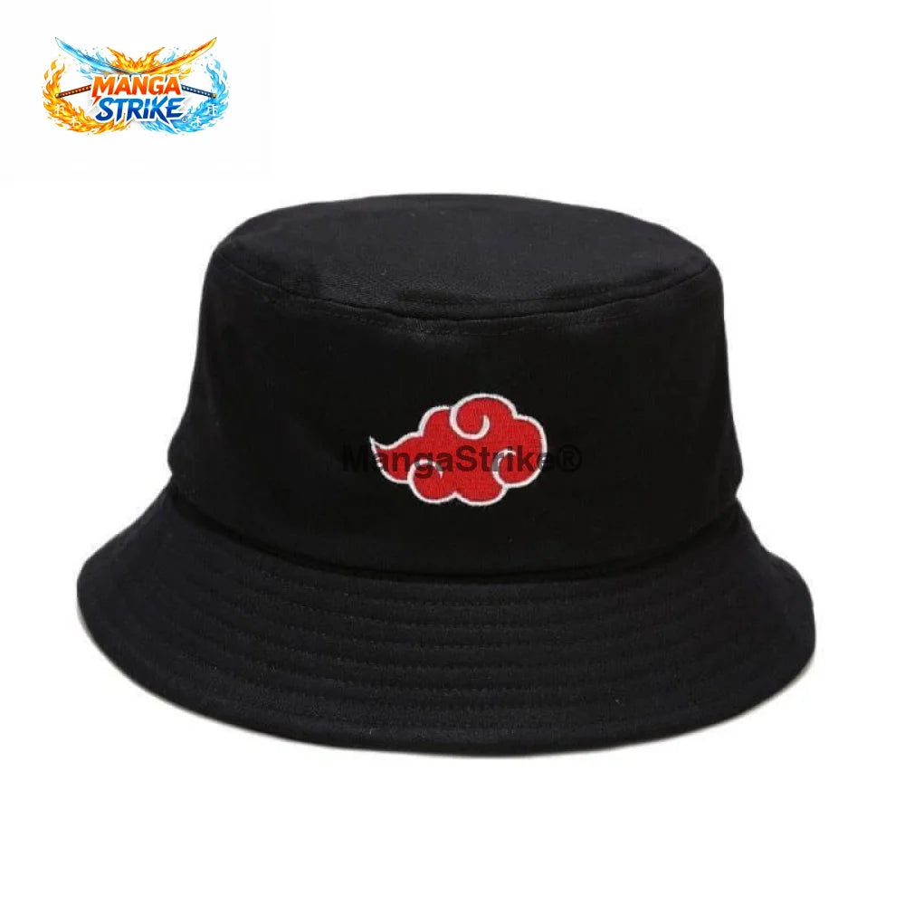 Bob Naruto - Noir Akatsuki - Noir - Chapeau