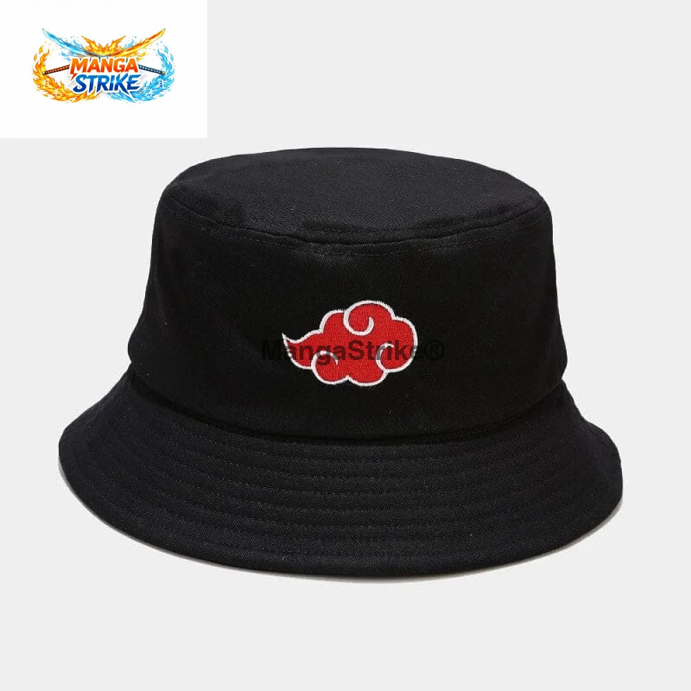 Bob Naruto - Noir Akatsuki - Noir - Chapeau