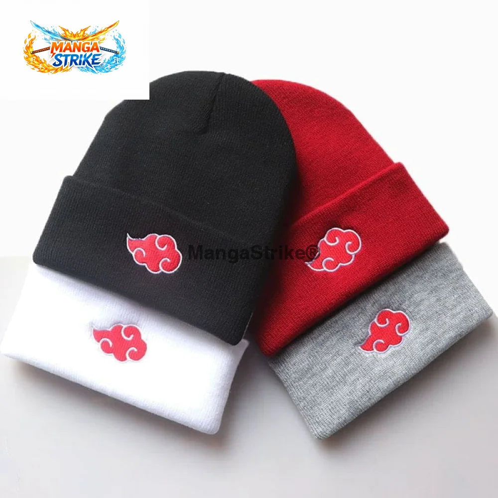 Bonnet Naruto - Noir/Blanc Akastuki - Chapeau
