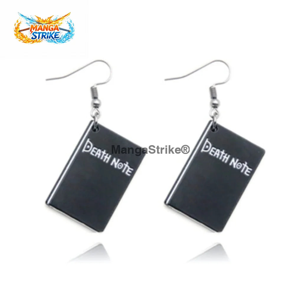 Boucles Death Note - D’oreilles ’Book’ - Boucles d’oreilles Death Note - bijoux