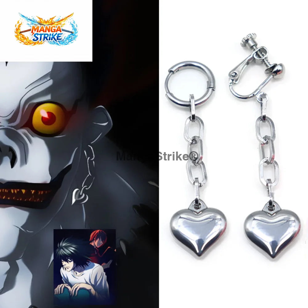 Boucles Death Note - D’oreilles Ryuk - Boucles d’oreilles Ryuk - bijoux