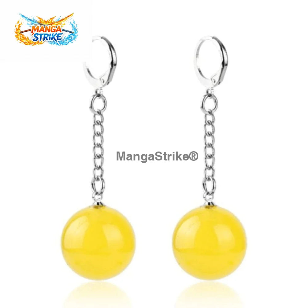Boucles Dragon Ball Z - d’oreilles Potalas Jaune - Potalas Jaune - bijoux