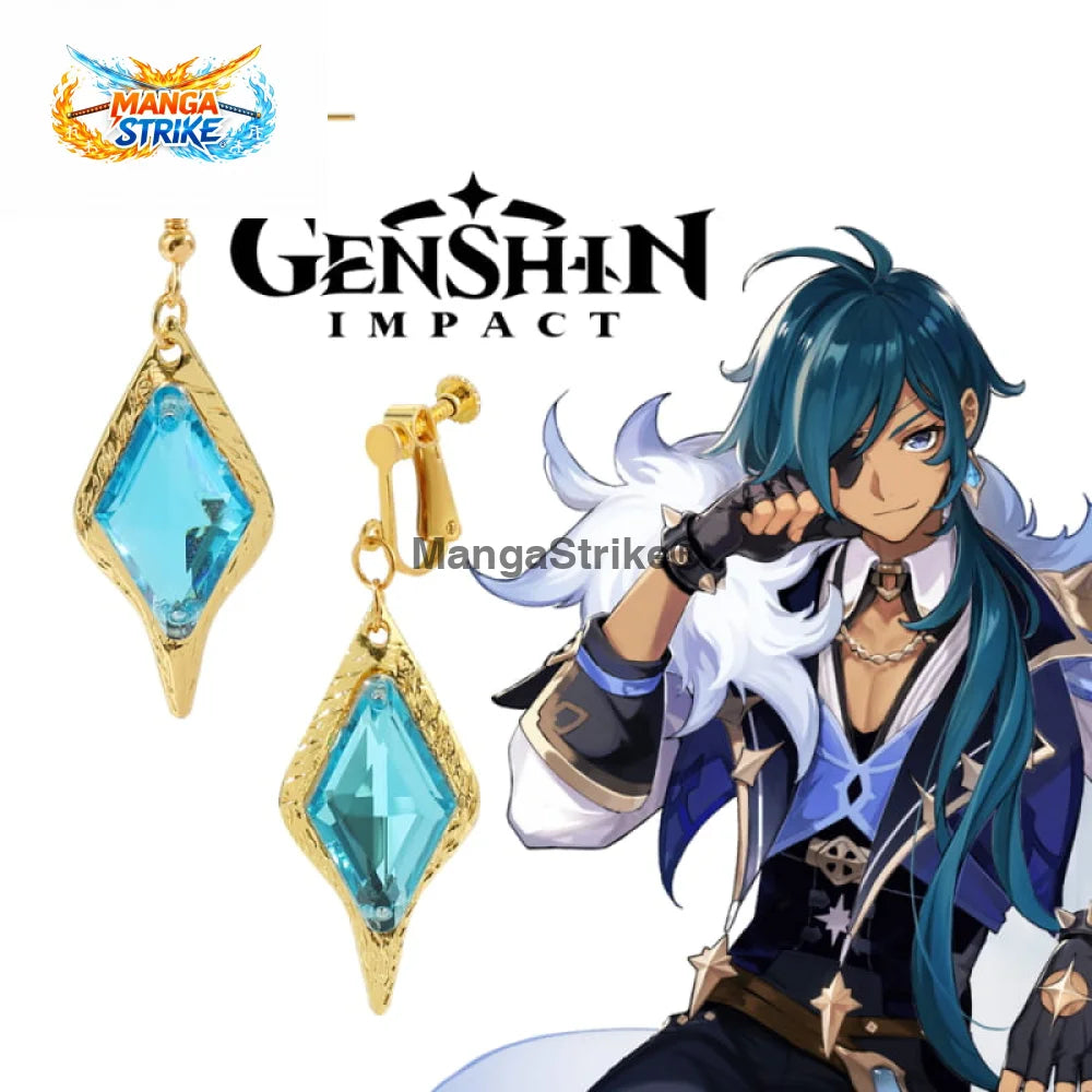 Boucles Genshin Impact - D’oreilles Kaeya - Boucles d’oreilles Kaeya - bijoux