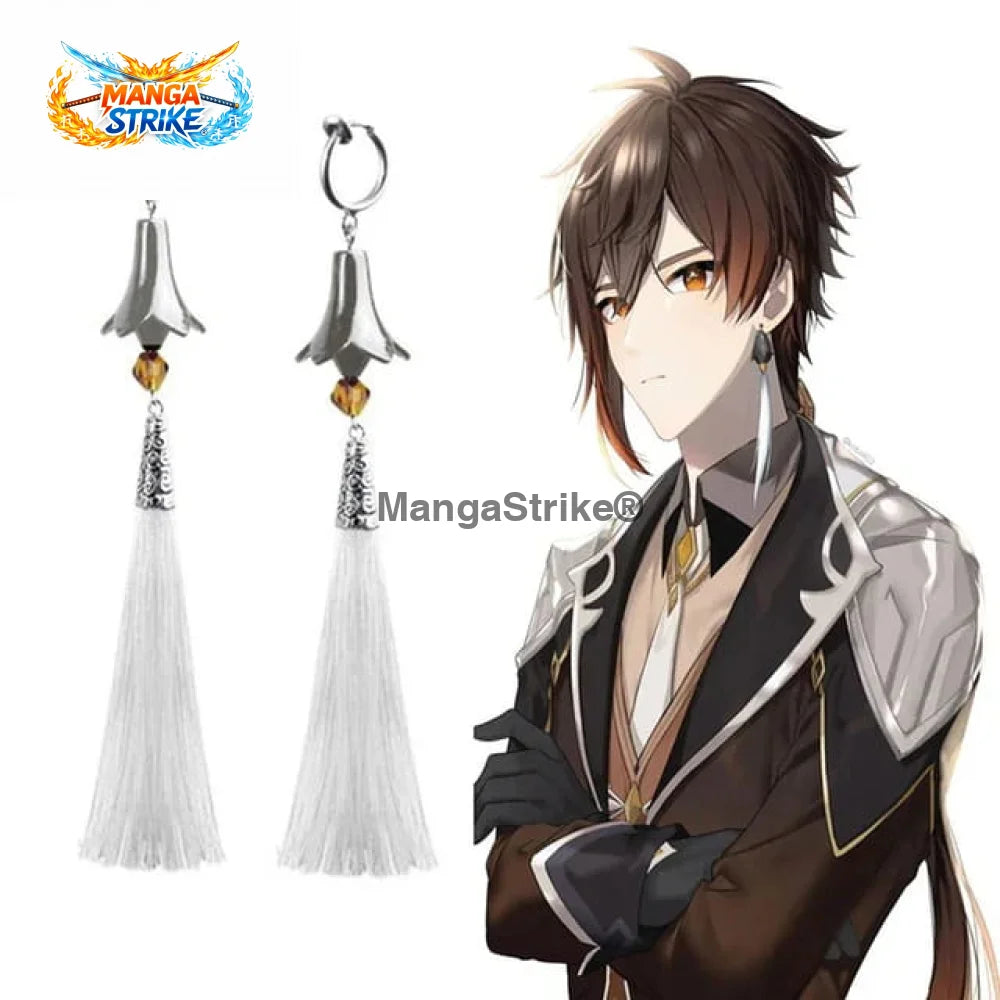 Boucles Genshin Impact. - D’oreilles Zhongli - Boucles d’oreilles Zhongli - bijoux