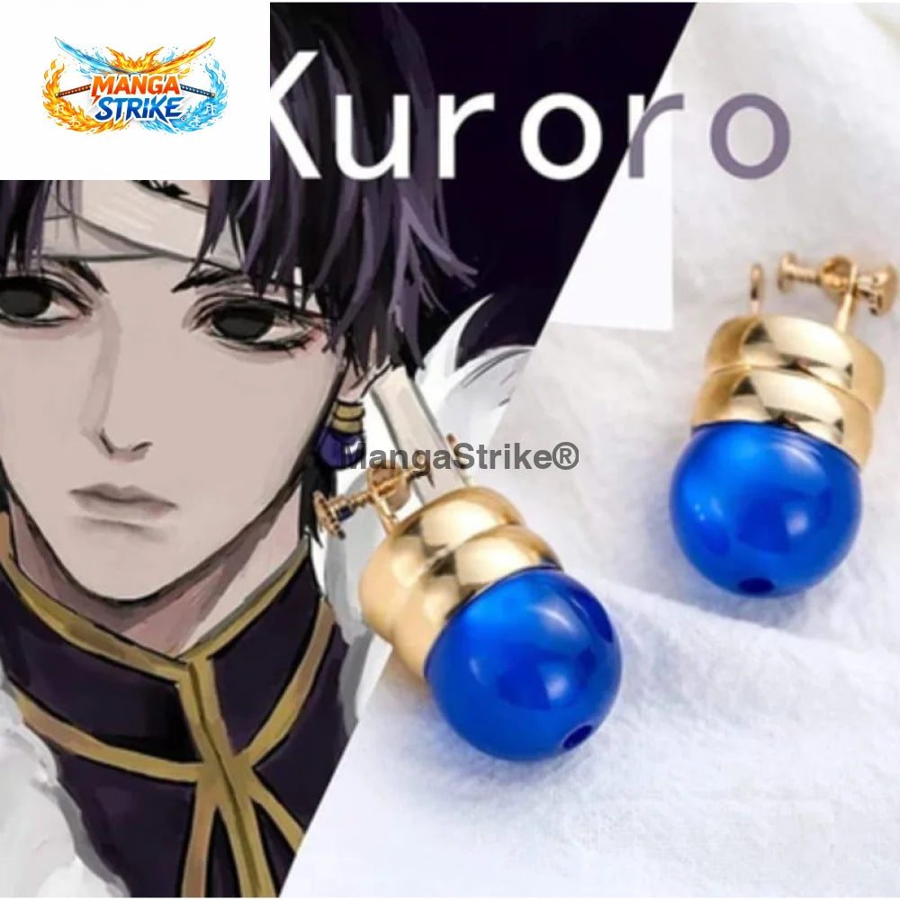 Boucles Hunter x Hunter - D’oreilles Kuroro - Boucles d’oreilles Kuroro - bijoux